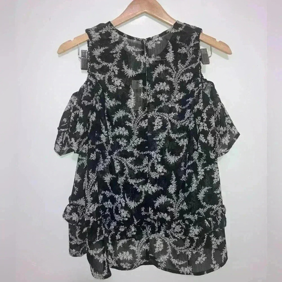 Maeve ANTHROPOLOGIE Cold Shoulder Tressa Blouse Size S - Picture 9 of 16